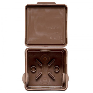 Коробка распределительная КМР-030-031 с крышкой (80х80х50) 7 мембран plc-kmr-030-031-t