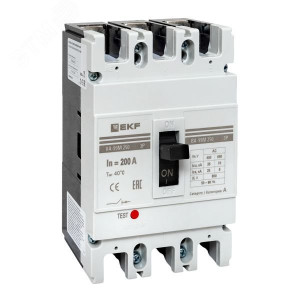 Выключатель автоматический 3п 250/200А 35кА ВА-99М PROxima mccb99-250-200m