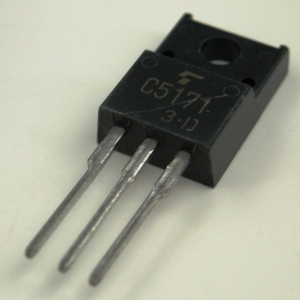 2SC5171, Биполярный транзистор, NPN, 180 В, 2 А, 20 Вт (Комплементарная пара 2SA1930)