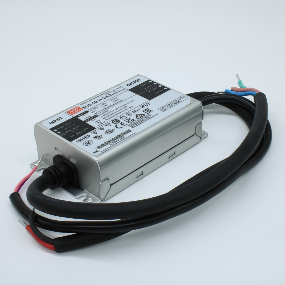 Изображение товара Блок питания MEAN WELL XLG-50-H-DA2 50 Вт с диммингом DALI-2