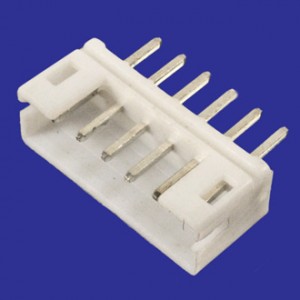 WB-06 (MW-6M)  PITCH 2.00MM, Разъем питания 6 контактов, вилка прямая на плату, шаг 2,00мм