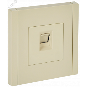 FORTE&PIANO Розетка компьютерная RJ45 кат.5E FP432 ваниль IEK FP-K10-1-K10