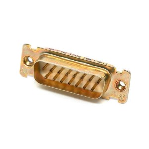 DAE15PII, Стандартные соединители D-Sub  DSUB 15 M SOD CLIN TIN G ZIN