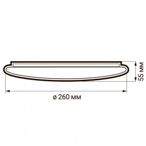 Светильник светодиодный декоративный PPB Starway-2 24Вт 4000К IP20 d260х55 настенно-потолочный бытовой 5025479