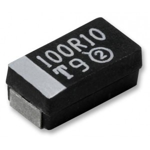 TR3A106K010C0900, ЧИП-конденсатор танталовый твердотельный 10мкФ 10В типоразмер A ±10% (3.2х1.6х1.6мм) выводы внутрь SMD 3216-18 0.9Ом 125°С лента на катушке