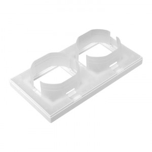 2 - местная рамка, IP44, белая, пластик Эпика EKF UP1-FPW-02-44