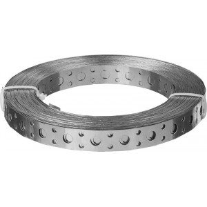 Лента перфорированная 12х0.55мм прямая накл. (уп.25м) 123882