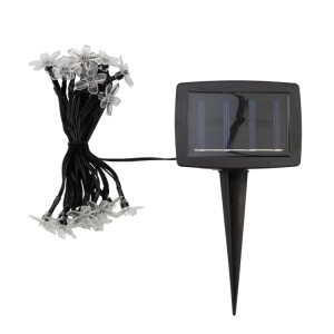 Гирлянда садовая (каскад) Ночной букет 4м, мультиколор, с аккумулятором и выносной солнечной панелью 602-270