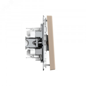 ARTGALLERY Перекрестный ПЕРЕКЛЮЧАТЕЛЬ, 10АХ, механизм, быстрозажимные клеммы, ПЕСОЧНЫЙ GAL001271S