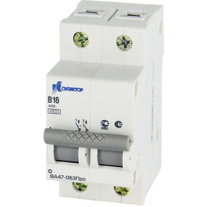ВА47-063Про, 2P, 10A, Icu-4,5kA, х-ка С 7000125