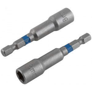 Набор бит с торцевыми магнитными головками 8 мм, 2 шт, Profi, 65 мм 83-554