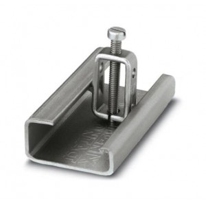 E/1, Аксессуар разъема - концевой зажим прямой серебристый