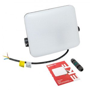 Прожектор светодиодный СДО-4005 100Вт 4000К IP65 с равномерной засветкой LUMA EKF FLL-4005-100-4000