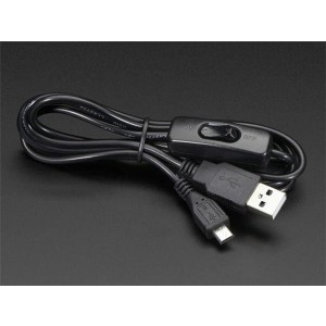 2379, Принадлежности Adafruit  USB Power Only Cable with Switch - A/MicroB