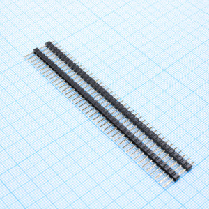 DS1029-01-1X40P8BVB3-B, Соединитель штыревой 1x40 контактов шаг 2.54 мм