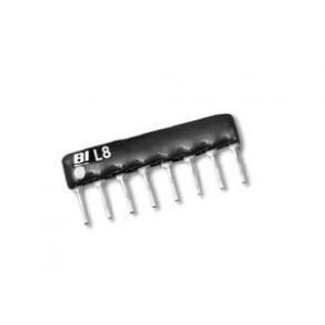 L061S222LF, Резисторные сборки и массивы 2.2K OHM 6 PIN 2% LOW C-SIP
