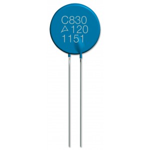 B59830C0160A070, PTC-термистор (позистоp) 3.7Ом ±25% двухвыводной радиальный полоса