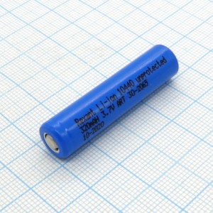 Аккумулятор 10440 3.7В  320мАч, Аккумулятор литий-ионный (Li-Ion) без платы защиты