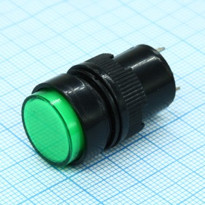 RWE-510-G 220V, Лампа индикаторная 220В D16 зеленая