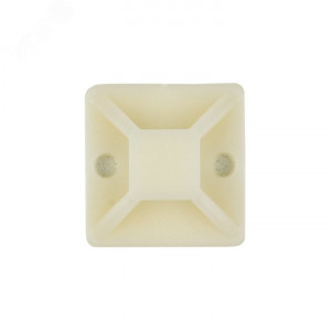 Площадка самоклеящаяся 25х25мм бел. (уп.100шт) plc-25x25