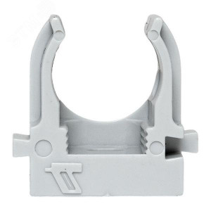 Держатель для труб (клипса) d16мм для монтажного пистолета сер. (уп.100шт) Plast derjp-z-16