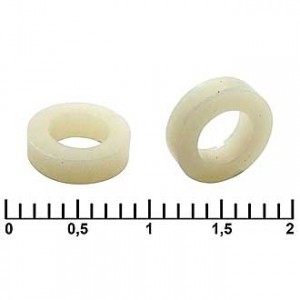 Ф7-4X2, Втулка пластиковая D=7мм, d внутр=4мм, L=2мм / держатель LED