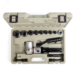 Пресс гидравлический ручной для пробивки отверстий ПГРОУ-60А серия ПРОФИ