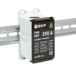 Клеммный блок распределительный КБР 250A EKF kbr250-rus