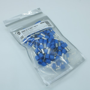 Наконечник штыревой втулочный изолированный НШВИ 16-12, Наконечник штыревой втулочный изолированный одинарный 