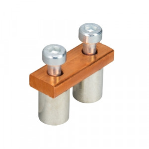 Соединительная перемычка VBWKN150 - 2, Соединительная перемычка, 2 полюса, неизолированная, винтовая, для клемм: WKN 150/U