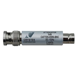 CATTEN-05R0-BNC, Аттенюаторы - межкомпонентные соединения DC-1GHz Atten. 5dB BNC 50 Ohm 2 watts