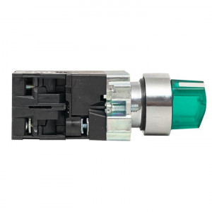 Переключатель BD33 3P c зеленой подсветкой 230В NO PROxima xb2-bk33-g-230