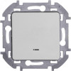 Переключатель 1-кл. Inspiria 10А IP20 250В 10AX с подсветкой / индикацией механизм алюм. Leg 673662