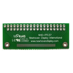 NHD-FFC37, Средства разработки визуального вывода 37 pin FFC-thru hole adptr