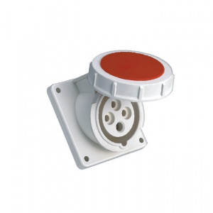 Розетка стационарная внутренняя угловая 4342 3Р+РЕ 63А 380В IP67 PROxima ps-4342-63-380