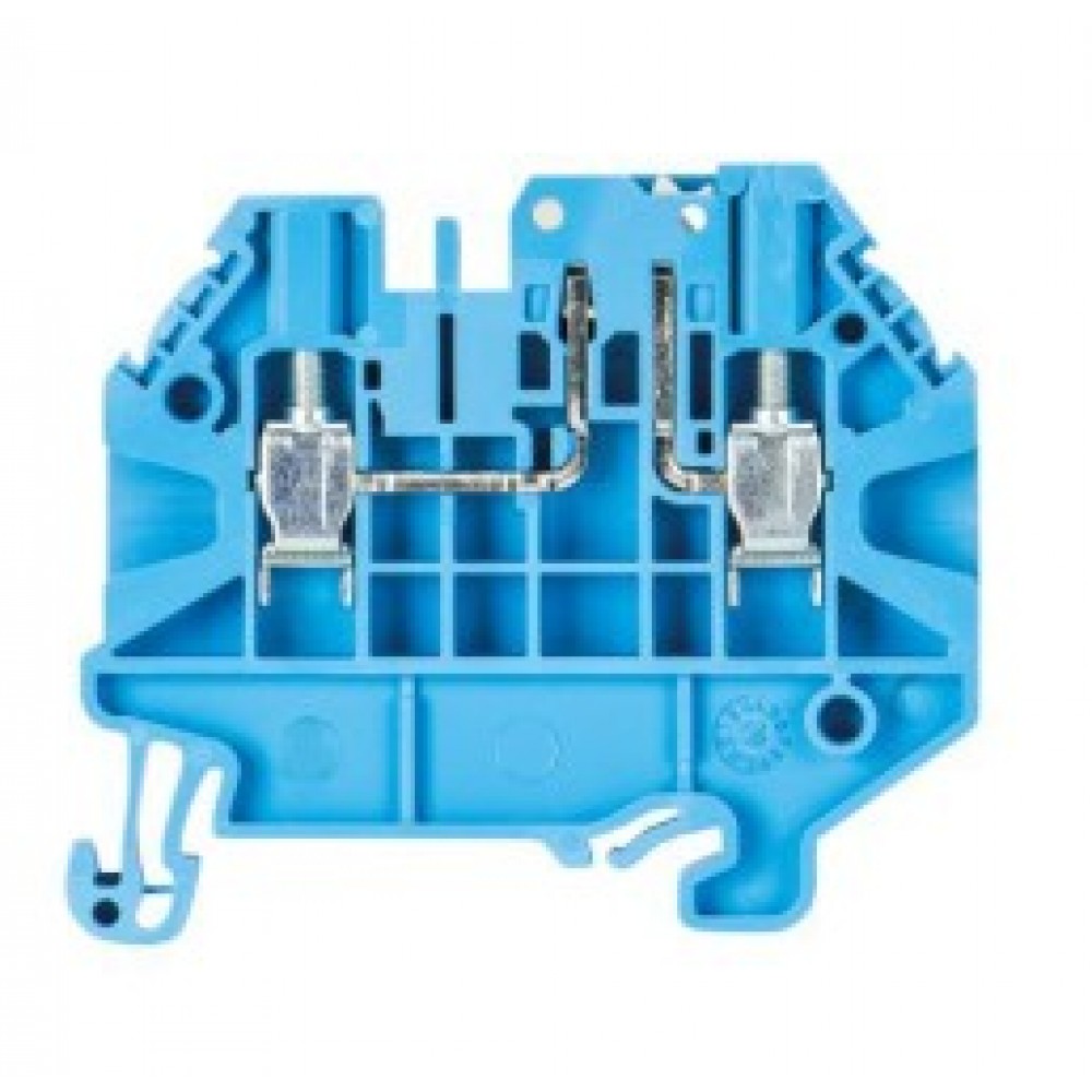 Изображение товара Проходная клемма WT2.5 TKM D BL с винтовой фиксацией 2,5 мм кв. для DIN35