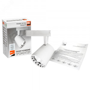 Светильник светодиодный трековый PTR 0325 25Вт 4000К IP40 24град. WH бел. 5010581