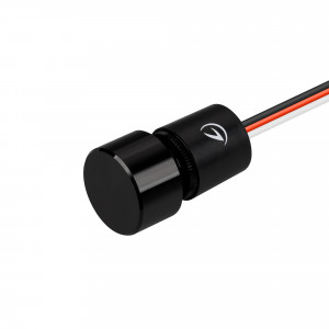 Диммер SR-NAVE-R24-BK (12-24V, 48-96W, M-FC) 046144, Питание/рабочее напряжение DC 12-24 В, максимальный ток 4 А на канал, 1 канал, максимальная мощность 48-96 Вт. Реагирует на нажатие на кнопку, короткое нажатие - вкл/выкл, вращение кнопки - диммирование. Функция памяти последней настройки. Диаметр врезног