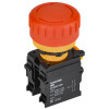 Кнопка Грибок поворот. с фикс. 1NO+1NC красная MASTER MI-BG60-11ZS-3-23-K04