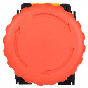 Кнопка Грибок поворот. с фикс. 1NO+1NC красная MASTER MI-BG60-11ZS-3-23-K04