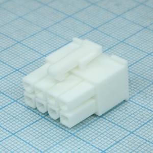 39012085, Корпус разъема,  Гнездо, 8 конт.(2х4) шаг 4.2 мм Серия Mini-Fit