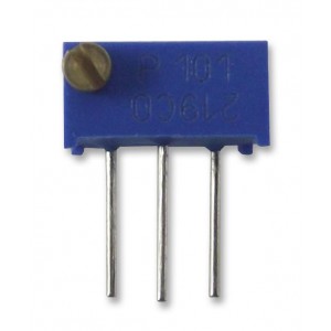 3296P-1-501LF, Потенциометр многооборотный керметный 500Ом 0.5Вт PC PIN