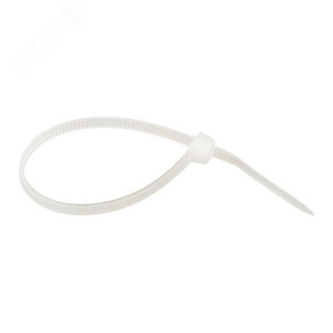 Хомут кабельный 2.5х120 нейл. бел. (уп.100шт) plc-c-2.5x120