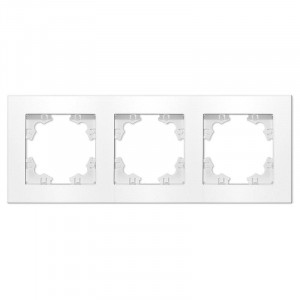 Рамка 3-м Афина универс. бел. A0045