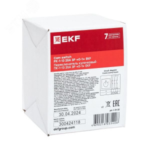 Переключатель кулачковый ПК-1-13 3П 25А 