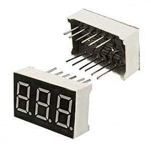 KEM-3361BR (RED), 3-х разрядный индикатор 9,2мм/красный/ОА