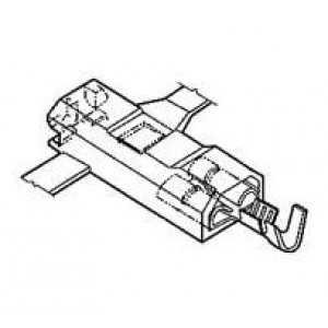 1969447-1 (Mouser Reel), Клеммы 18-14AWG .250 STRG U-P HT LIF Reel/500