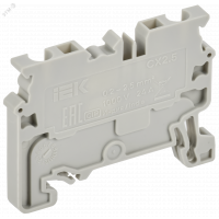 ARMAFIX Клемма пружинная CX2.5 2,5мм2 проходная серая IEK AF-CT40-00-K03-002