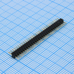 DS1031-01-1X30P8BV31-3A, Соединитель штыревой 1х30 контактов, шаг 1.27мм, 300В 1А, монтаж в отверстия