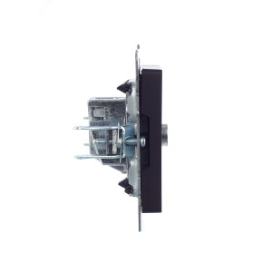 Розетка телевизионная оконечная TV СП Brite РТВ11-0-БрЧ черн. BR-A10-O-K02